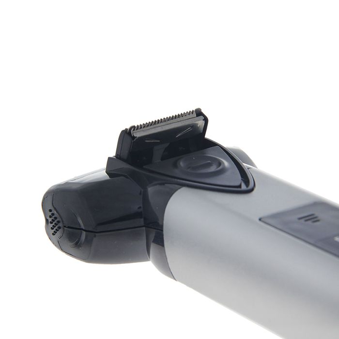 Электробритва Luazon LBR-04, 3 Вт, АКБ 600 мАч, 2 стальных лезвия, серебристая