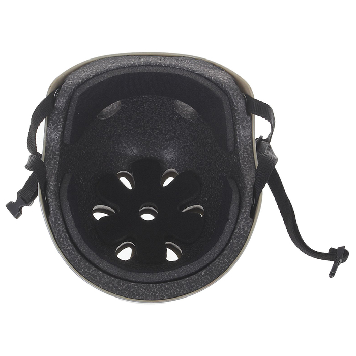 Шлем велосипедиста взрослый ОТ-GK1, глянцевый, серебро d=56 см