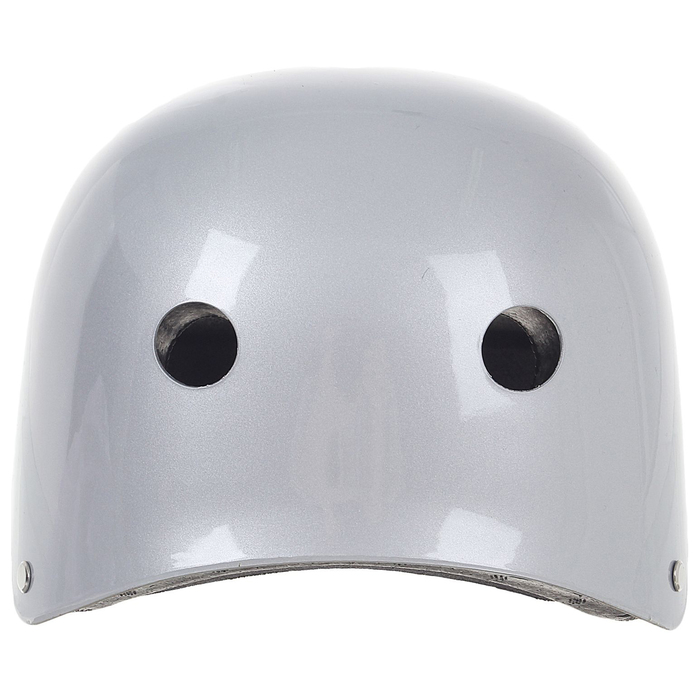 Шлем велосипедиста взрослый ОТ-GK1, глянцевый, серебро d=56 см