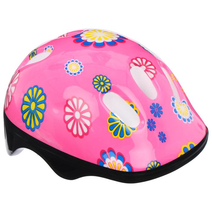 фото Шлем защитный ot-sh6 детский, размер s (52-54 см), цвет розовый onlitop