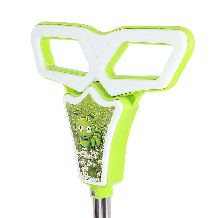 Самокат-тридер детский "Гусеничка", цвет зелёный