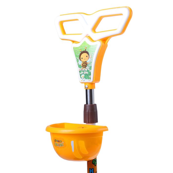 Самокат-тридер детский "Пчелка", цвет оранжевый