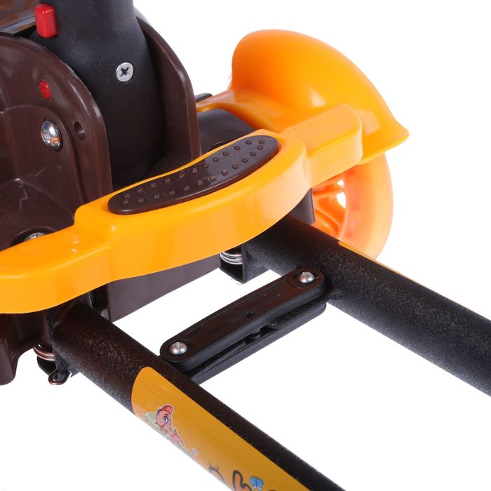 Самокат-тридер детский "Пчелка", цвет оранжевый