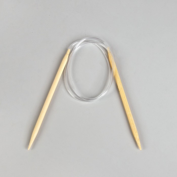 Спицы для вязания круговые, d=6мм, 14/80см