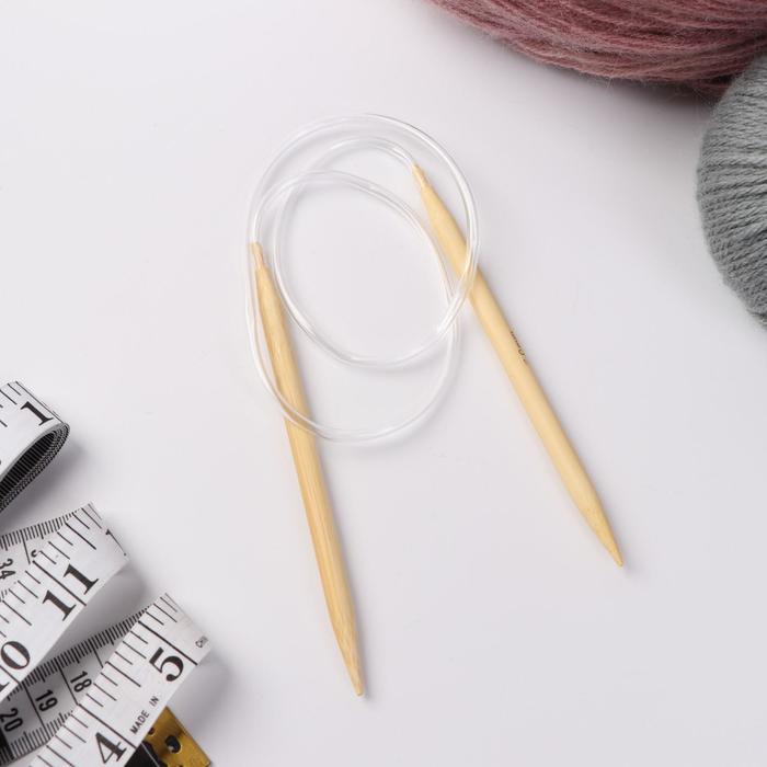 Спицы для вязания круговые, d=7мм, 14/80см