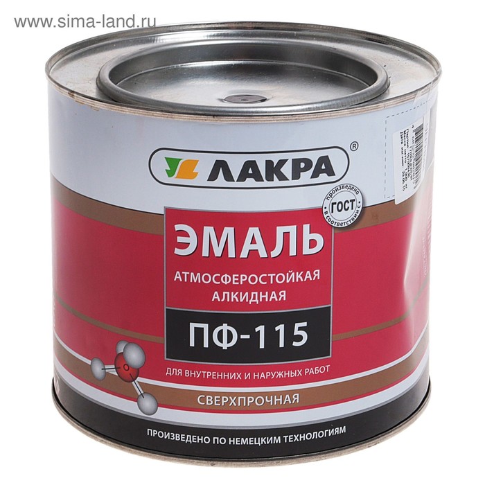 

Эмаль ПФ-115 черный 1,9кг