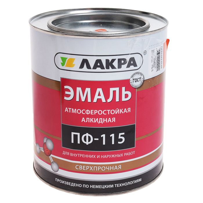 Эмаль ПФ-115  оранжевая 2,8 кг