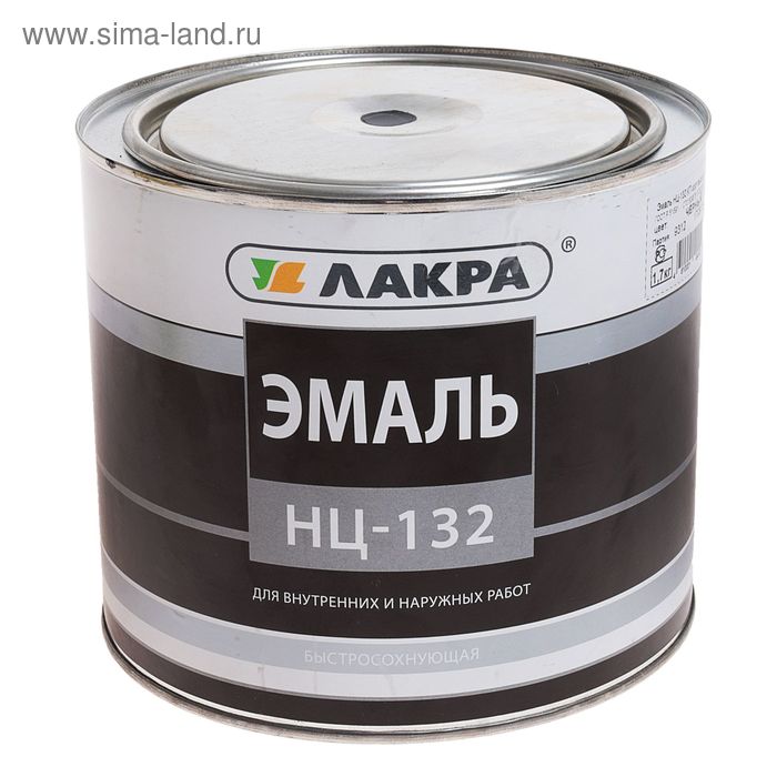 

Эмаль НЦ-132 черный 1,7кг