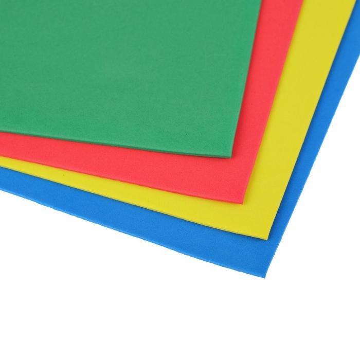 Набор мягкого пластика EVA А4, 4 листа, 4 цвета Creative