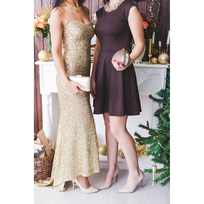 Платье женское, размер 44, рост 168 см, цвет шоколад (арт. 1523)