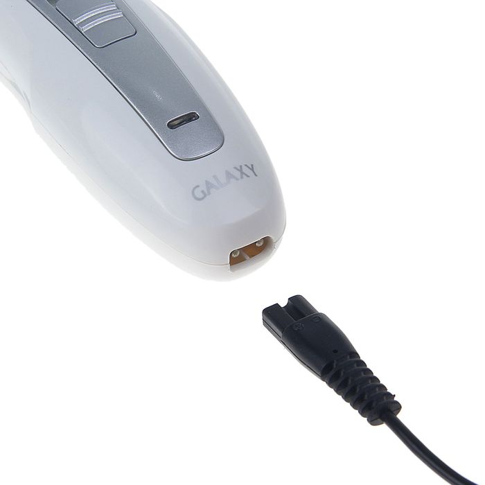 Машинка для стрижки Galaxy GL 4153, АКБ, 7 Вт, керамические лезвия, 2 насадки, 220-240В