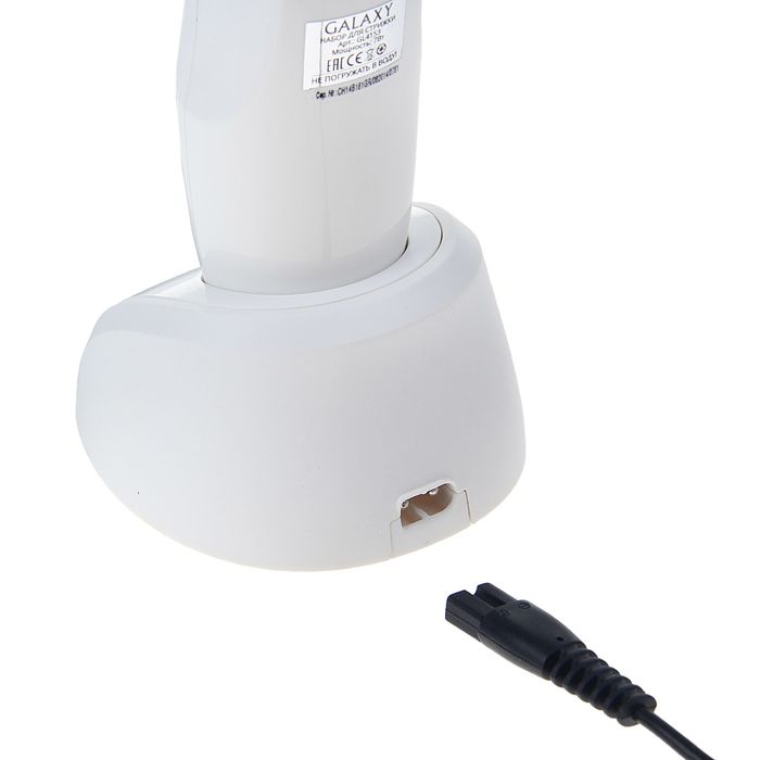 Машинка для стрижки Galaxy GL 4153, АКБ, 7 Вт, керамические лезвия, 2 насадки, 220-240В