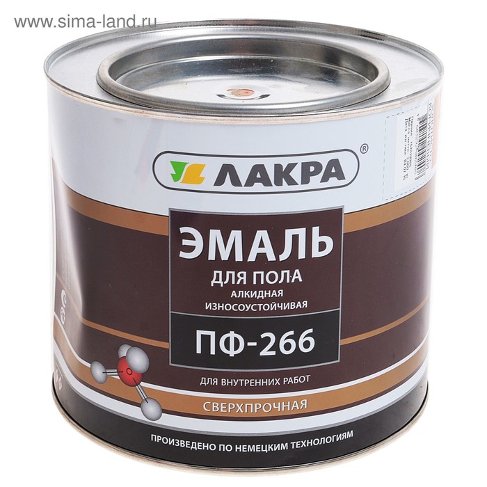 

Эмаль ПФ-266 золотисто-коричневый 2,0кг