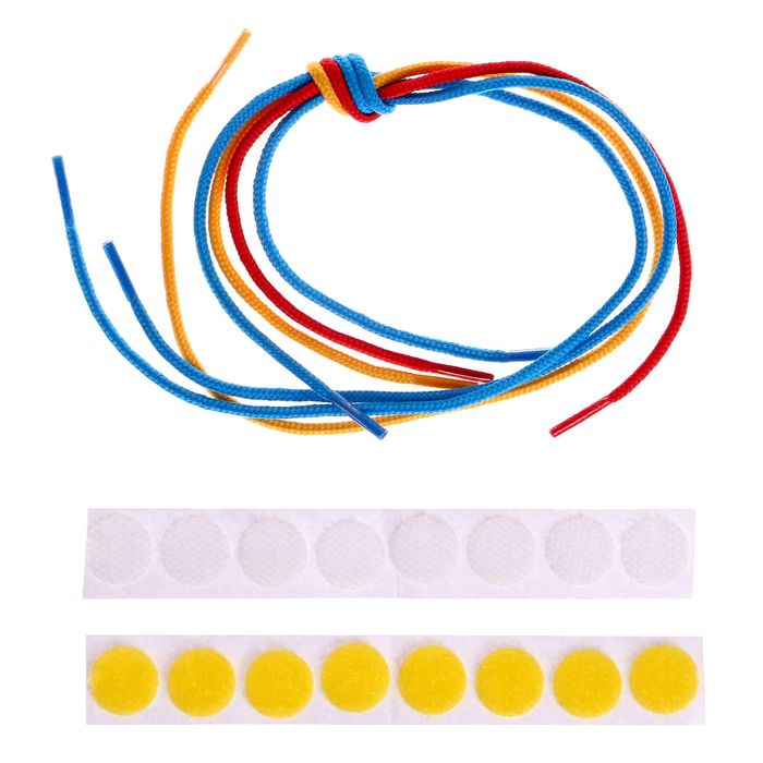 Игра с липучками и шнуровкой "Времена года"