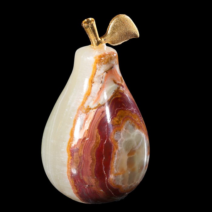 Сувенир "Груша" 11 х 6,5 см, оникс
