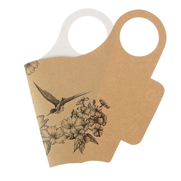 Пакет для цветов "Колибри", кувшин, 37 х 18 см