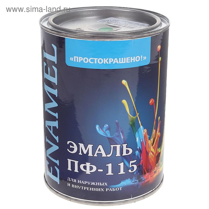 

Эмаль ПФ-115 Простокрашено ярко-зеленая 0,9кг
