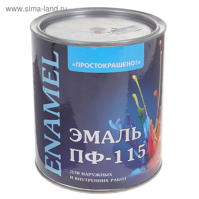 

Эмаль ПФ-115 Простокрашено красная 2,7кг