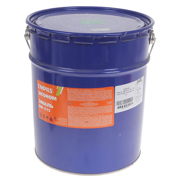 Эмаль EMPILS Эконом ПФ-115 зелёная (барабан 20 кг)
