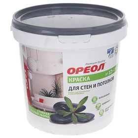

Краска водно-дисперсионная ОРЕОЛ для внутренних работ 1,5кг