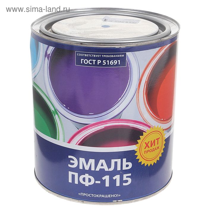 

Эмаль ПФ-115 Простокрашено синяя 2,7кг