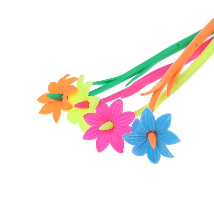 Ручка шариковая-прикол Цветок МИКС