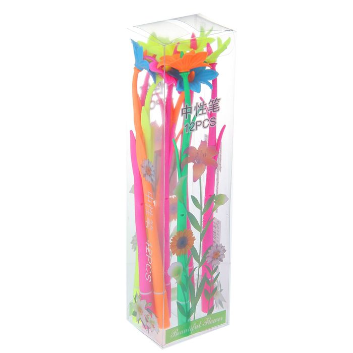 Ручка шариковая-прикол Цветок МИКС