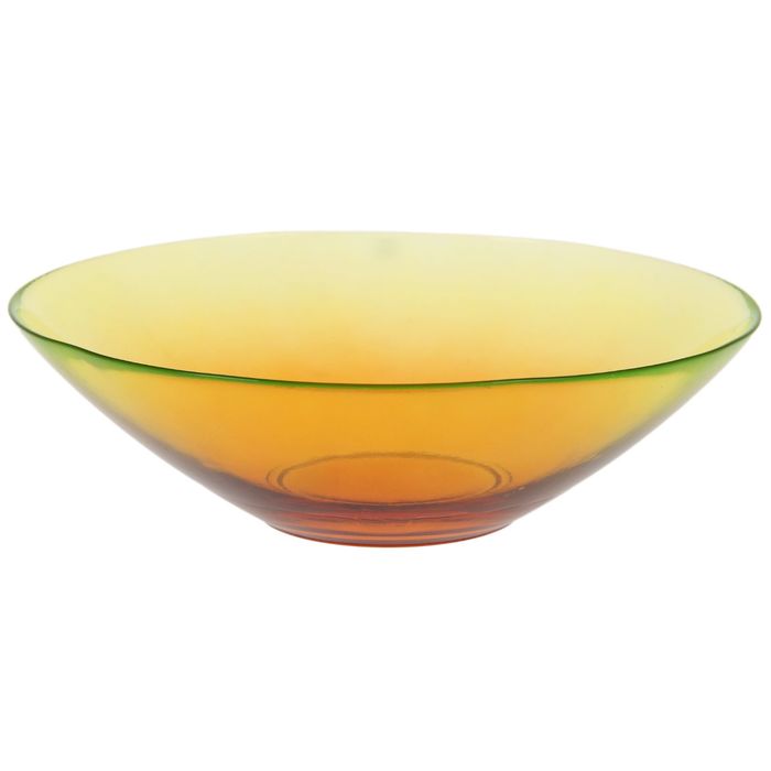 Салатник 1,2 л "Голландия", 25 см, цвет желто-оранжевый