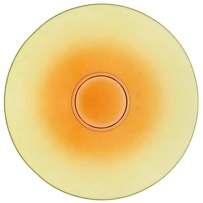 Салатник 1,2 л "Голландия", 25 см, цвет желто-оранжевый