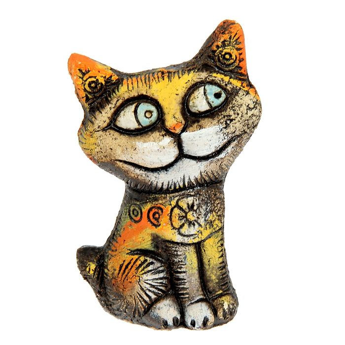 Сувенир из шамота "Кот Уютик"