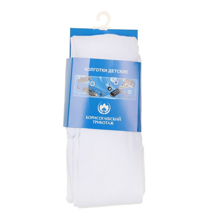 Колготки детские 7С330, цвет белый, рост 110-116