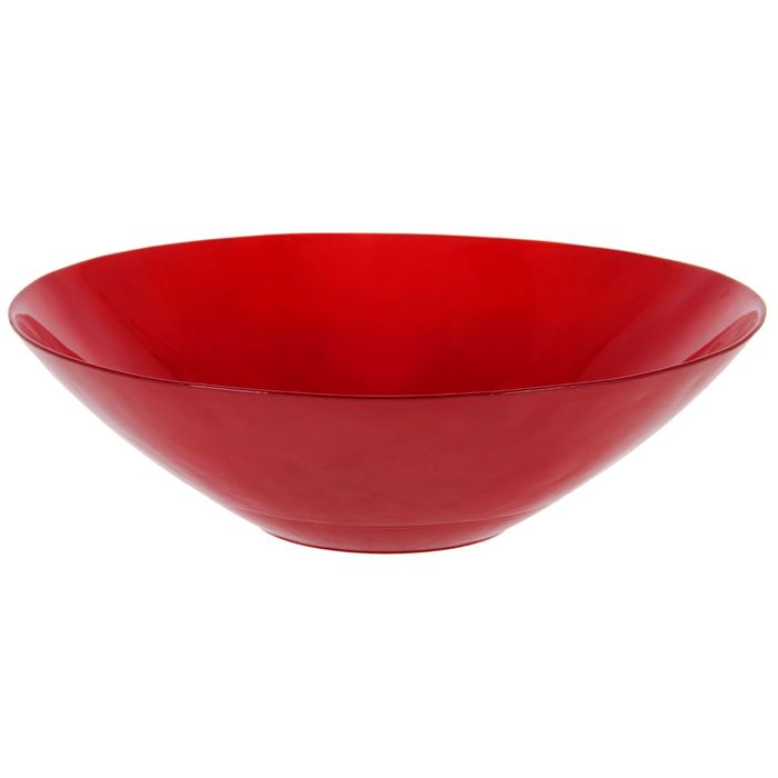 Салатник 1,2 л "Голландия", 25 см, цвет красный
