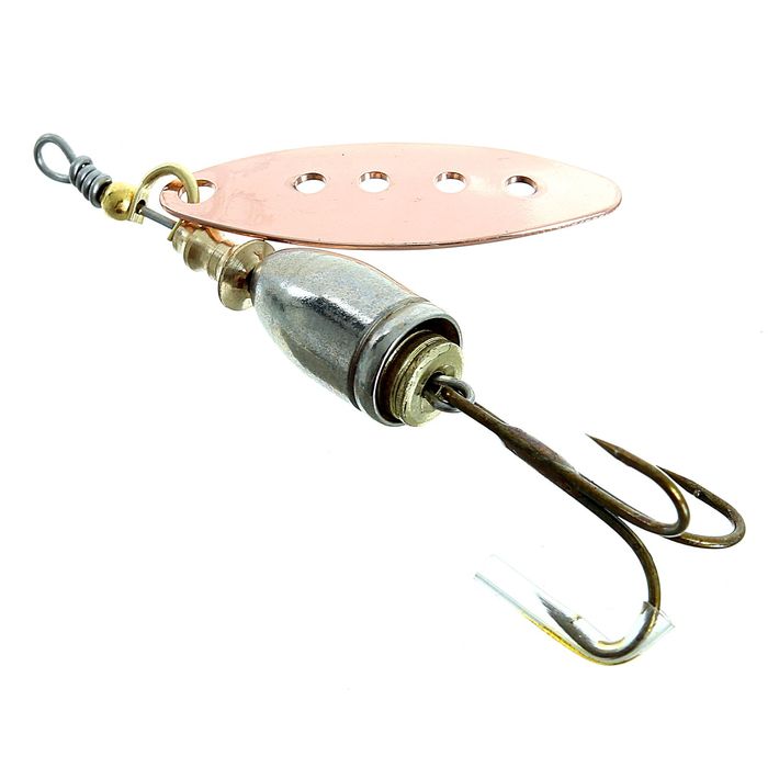 Блесна вращающаяся, цвет медь #1