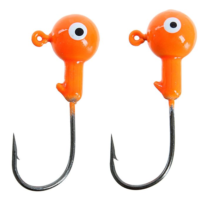 Джиг-головка 6 г, цвет оранжевый (набор 2 шт.)