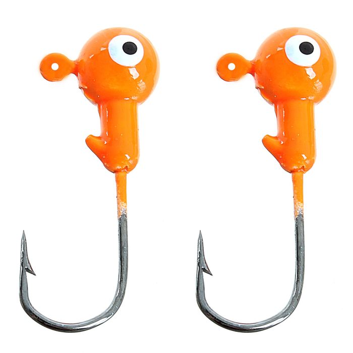 Джиг-головка 4 г, цвет оранжевый (набор 2 шт.)