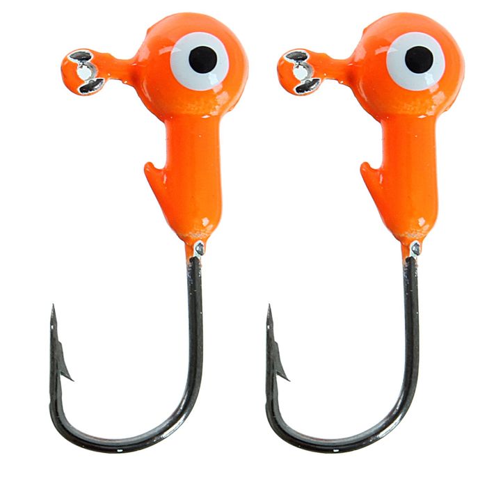 Джиг-головка 2 г, цвет оранжевый (набор 2 шт.)