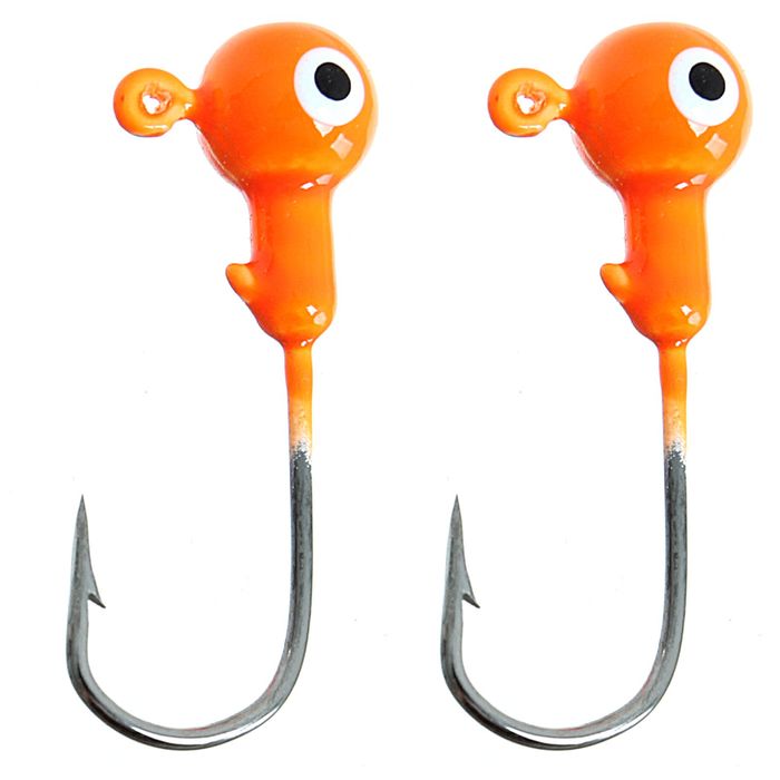 Джиг-головка 3 г, цвет оранжевый (набор 2 шт.)