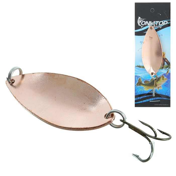 Блесна "Щучья", 18 г, цвет медь