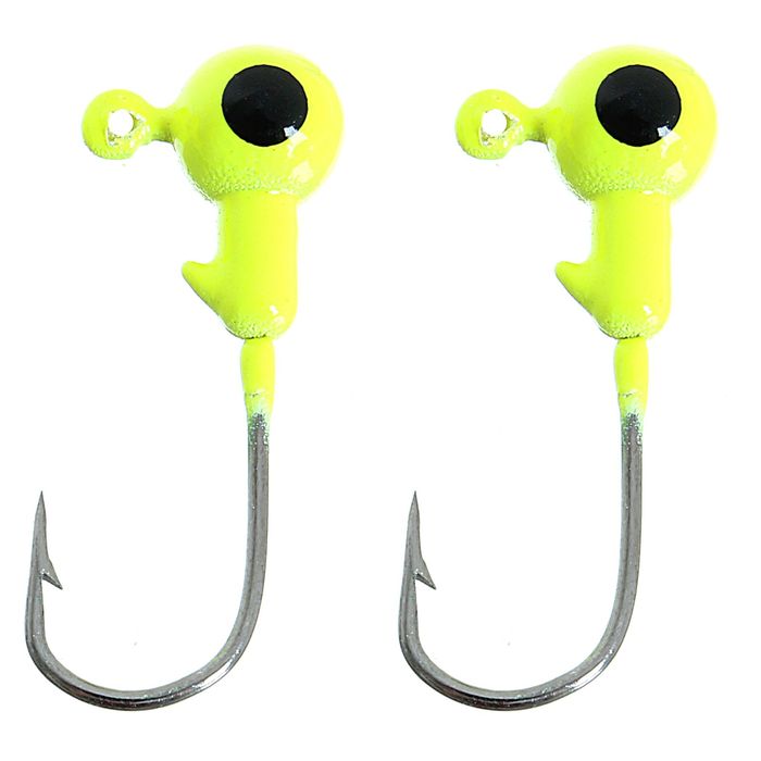 Джиг-головка 3 г, цвет зелёный (набор 2 шт.)
