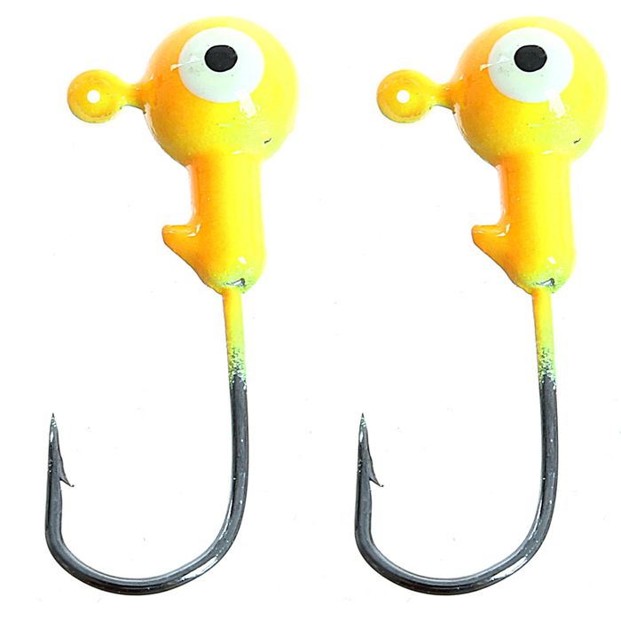 Джиг-головка 4 г, цвет оранжево-жёлтый (набор 2 шт.)