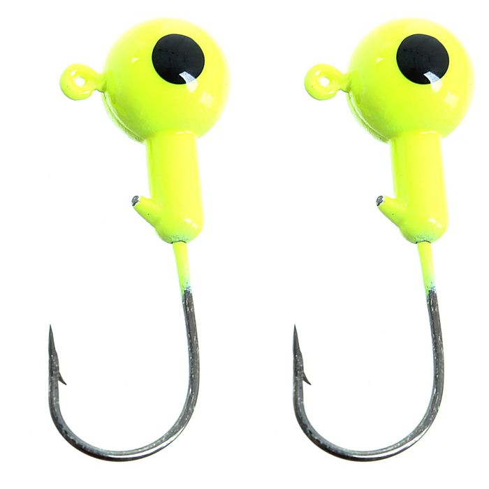 Джиг-головка 8 г, цвет зелёный (набор 2 шт.)