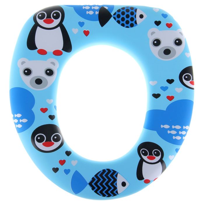 Сиденье для унитаза детское 29,5х27х5 см "Пингвины"