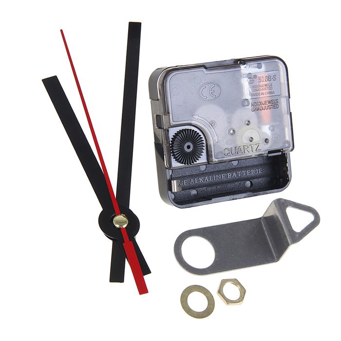 Набор: часовой механизм 5168s с подвесом, прямоугольные стрелки