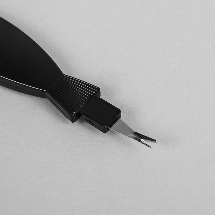 Пилка-триммер для ногтей, 17,5(±0,5)см, цвет чёрный