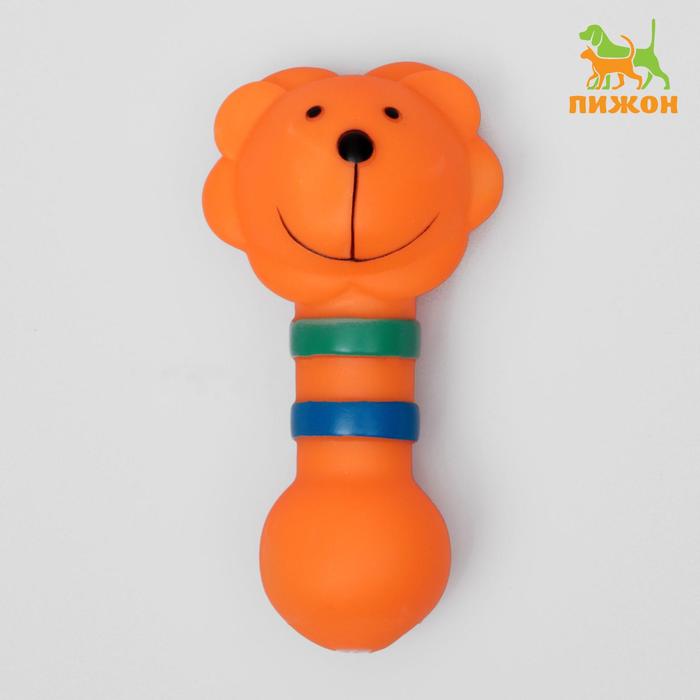 Игрушка резиновая пищащая "Зоопарк", 14 см, микс видов