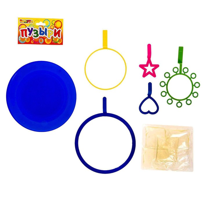 Мыльные пузыри "Набор для проведения детского шоу", МИКС