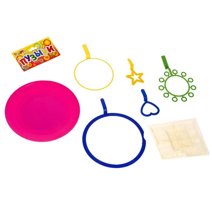 Мыльные пузыри "Набор для проведения детского шоу", МИКС