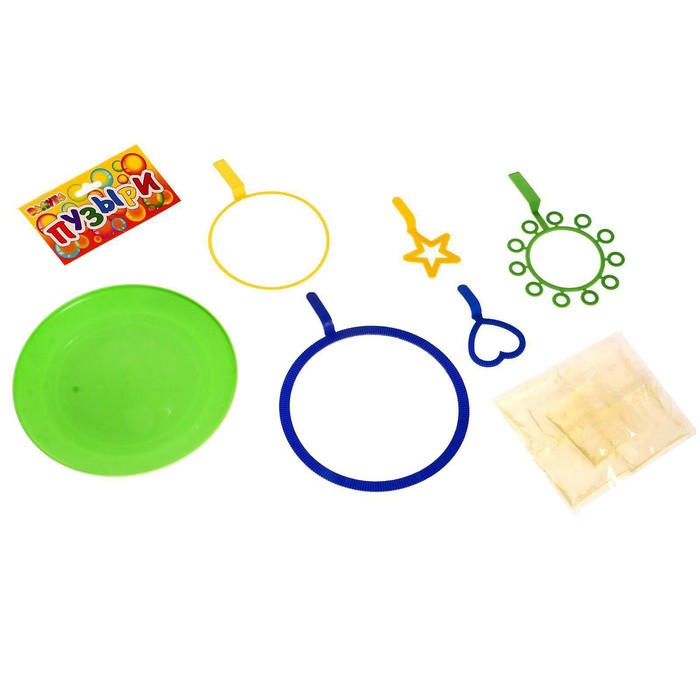 Мыльные пузыри "Набор для проведения детского шоу", МИКС