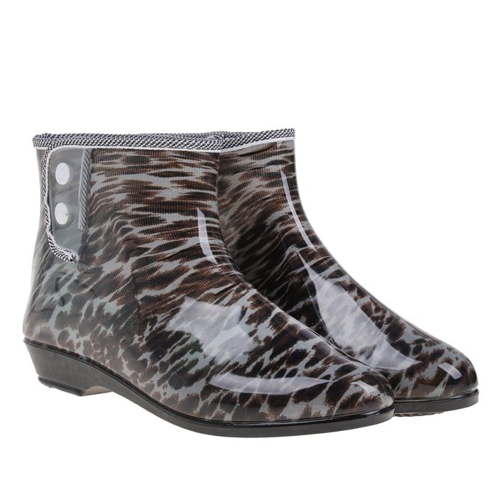 Сапоги (полуботинки) женские с утеп арт.9-1 на кнопках (МИКС) (р. 41)