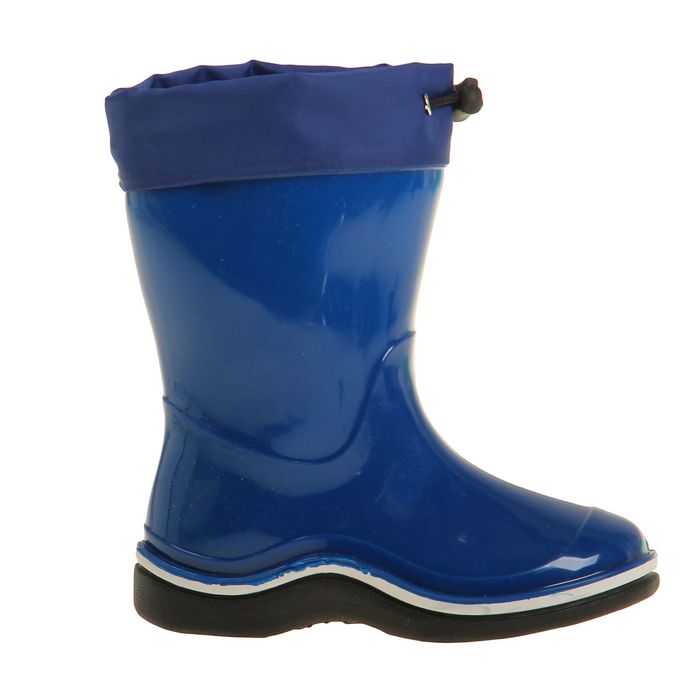 Сапоги детские с утеп арт.106К с надставкой (синий) (р. 24)